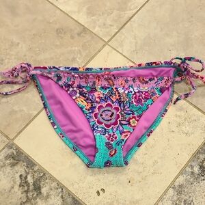 The Bikini Lab Multicolor Floral Bikini Bottom